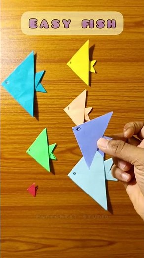 How to make paper fish | Origami easy fish | Diy easy paper fish
