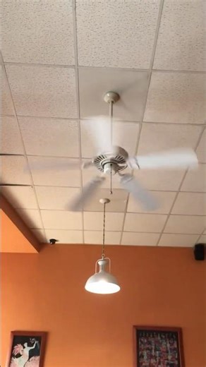 Ceiling fans at a restaurant