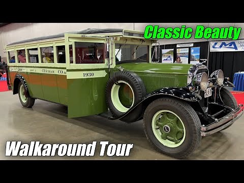 Amazing Vintage Bus ! 1930 Buick Flxible