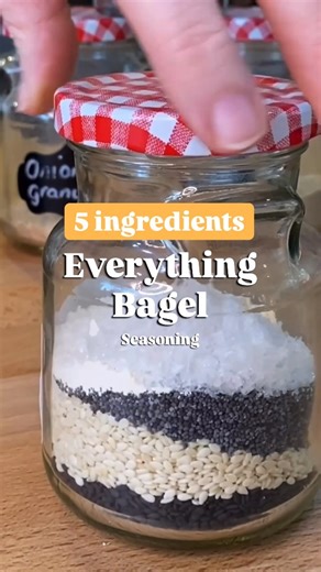 Catherine Fulvio on Instagram: "Turning forgotten spices into flavour magic ✨ I’m so excited to share my new series all about making homemade seasoning mixes—perfect for using up what’s already in your spice cupboard. First up is this gorgeous Everything (Bagel) Seasoning 🥯 It’s made with just five everyday ingredients, takes minutes to put together, and is absolutely delicious sprinkled over salads, breads, roasted vegetables — or anything really! You’ll need: 2 tbsp black sesame seeds 3 tbsp 