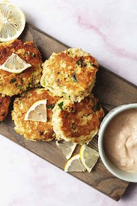 Keto Crab Cakes with Smoky Remoulade • Low Carb with Jennifer