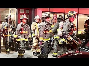 FDNY BOX 1063 ~ FDNY OPERATING FOR A 10-77 HIGHRISE FIRE ON EAST 76TH STREET ON EAST SIDE, MANHATTAN