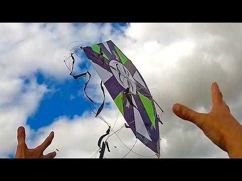 Running after a kite at the festival in Brazil