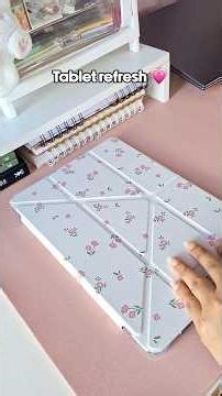 Tablet refresh 💗✨️ #samsungtab #tabletrefresh #refresh #ipadrefresh #ipad #ipadcover #tabletcover