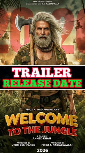 Welcome To The Jungle Trailer Release Date #akshaykumar #welcometothejungle #shorts