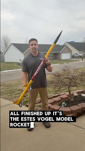 Painting my model rocket! Stay tuned for launch day!