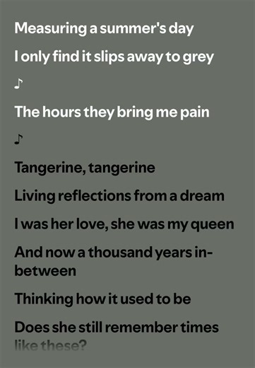 Tangerine: A Musical Journey with Led Zeppelin