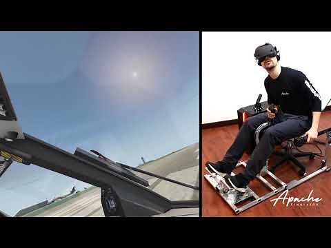 Helicopter simulator, Apache V2 joystick, x-plane 11, HP reverb. Startup Sikorsky S-76 and fly.