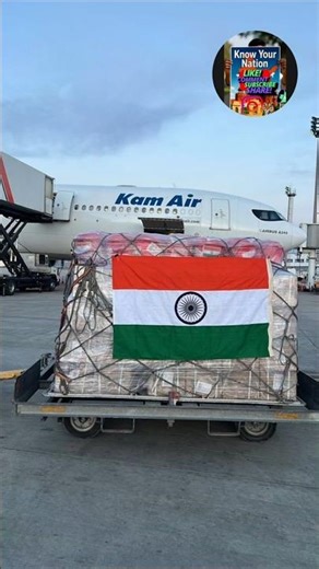 India sends aid to Afghanistan amid devastation from floods and earthquake #shorts #reliefpackage