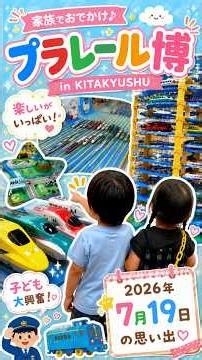 【家族でおでかけ】プラレール博 in KITAKYUSHUへ行ってきた！🚄✨ #プラレール博 #プラレール #KITAKYUSHU #北九州 #新幹線 #電車 #子連れ #家族 #おでかけ