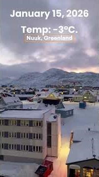 🇬🇱冰封之地格陵兰！猜猜川大爷为什么非得想要TA！ 请大家脑洞大开拼智商的时刻到了【圖説加拿大】