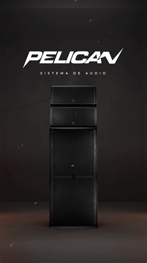Subwoofer PELÍCAN 1500 W RMS para DJs