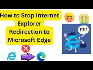 IE redirects to Edge Fixed Super easy | How to fix Internet Explorer Redirecting to Microsoft Edge