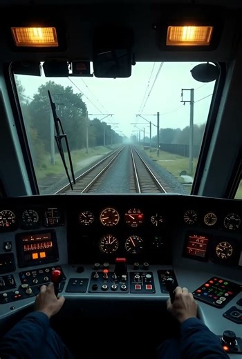 POV: Train Driver in the Cabin #POV #TrainDriver #Locomotive #Railway #TrainJourney