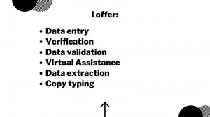Professional data entry services