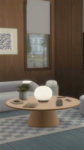 :Cozy Sims 4 Living Room Makeover with Simonne Pack by Mechtasims 🛋️✨​