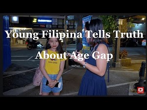 Interview of Cute 22 Year Old Filipina Tells The Truth About Age Gap Relationships - The Philippines