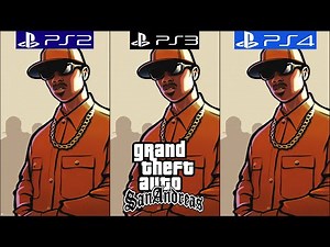 Grand Theft Auto: San Andreas PS2 vs PS3 vs PS4 - Graphics Comparison - Framerate - Loading Times