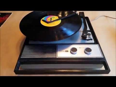 1967 Arvin Phonograph 58P08 & 1970 Philco Ford P715 Autochanger Turntable Portable Record Players