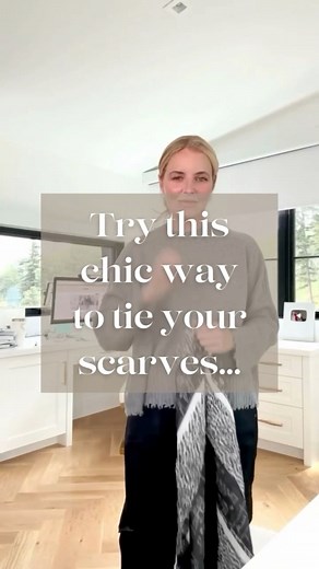 I wore this really cool scarf in a recent post, and I’ve had so many of you reach out to ask how I tied it... Luckily, it’s SO easy to do! And you can tie any square scarf like this... even a smaller one. The smaller scarves will be more of a neck-tie... which can be a really lovely addition to a blazer, button-down, or feminine jacket. #styletip #howtotieascarf #scarfstyle #scarf #liketkit #ltkstyletip #ltkxnsale #ltksalealert #ltkunder100 | Busbee Style