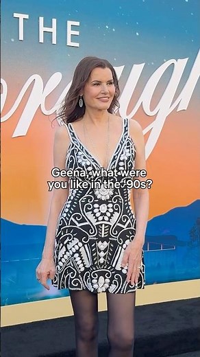 "starring Geena Davis" ok I'm seated immediately.
