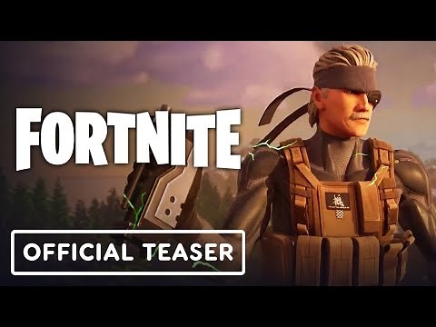 Fortnite x Metal Gear Solid - Official Solid Snake Teaser Trailer