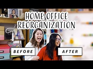 Home Office Makeover | EPIC DIY Craft Room Reorganization