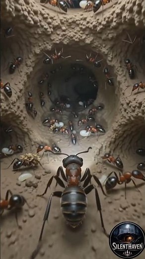 Ant POV: Micro Camera Inside a Real Ant Colony | Underground World Revealed#AntPOV #AntColony