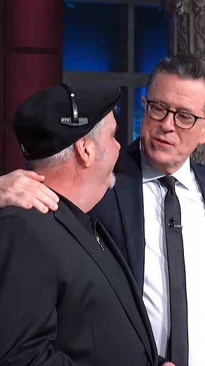 Stephen Colbert answers an audience question about his relationship with our amazing stage manager, Mark. #Colbert | The Late Show with Stephen Colbert