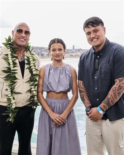 Moana premiere with our people 🏝️ | Polynesian