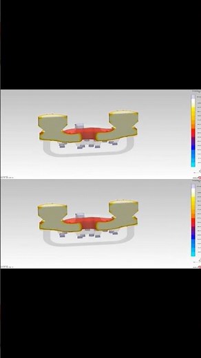 Low Alloyed Steel Magmasoft Solidification #casting #engineering #steel #magmasoft #solidification