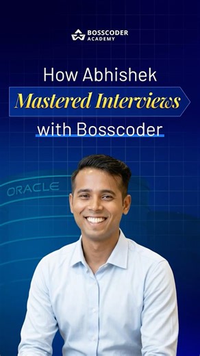 How Abhishek Mastered Interviews | Bosscoder Review #bosscoderacademy #techcareer #careergrowth