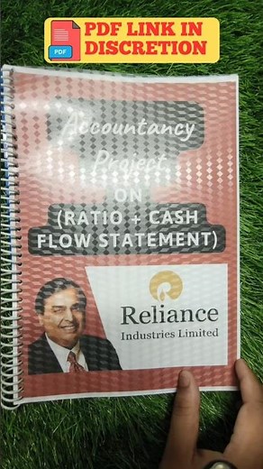 Accountancy Project File Class 12th (Reliance) #project #viral #trending #schoolproject