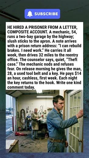 Mechanic Gives Prisoner First Job After Reading His Letter