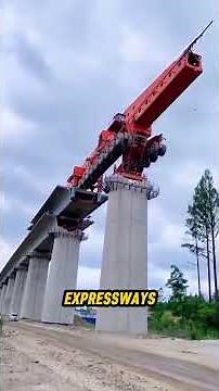China Builds Bridges In HOURS! 900 Ton Bridge Building Machine