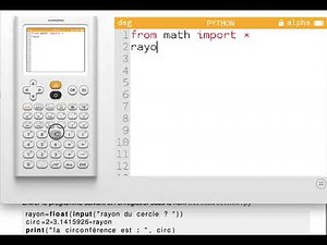 numworks - un programme en python