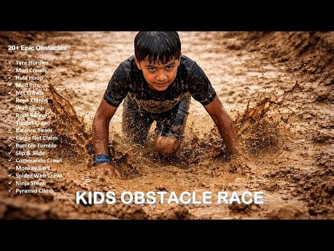 Kids Obstacle Race | Parenting Builds Real Warriors #kidsfitness