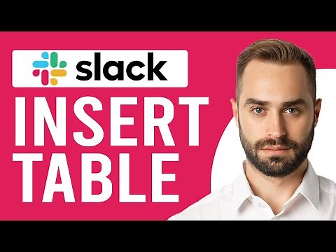 How To Insert Table In Slack (How To Add Table In Slack)