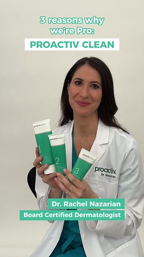 You heard it right! @drrachelnazarian says Proactiv Clean checks all the boxes ✅😉 #proactiv #proactivclean #myprojourney #cleanskincare #newskincare