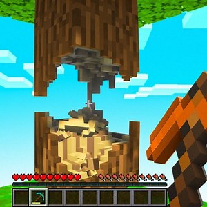 DESTROYING MINECRAFT Using Real Life Physics! (Tear Down) | Kwebbelkop