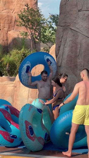 ☀️Water Park Of The Wave Pool -Nice Day⛱️ #aquapark #waterslide #waterpark