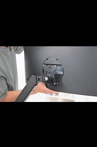 VESA Mount Adapte Compatible with Samsung Curved Monitors U32R590, U32R590C, U32R592, and U32R591 VESA Adapter Bracket for VESA Stand, Arm or Desk Mount with 75x75, 100x100 mm Black