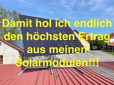 2-Achsen Solarnachführung - Solar Tracker - der Bau