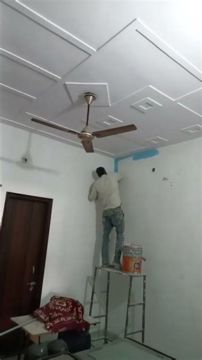 Wall ceiling painting design #painting #viral #shorts