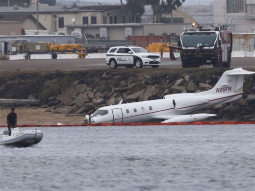 Not A Good Look - Learjet Crashes Off Runway [Video]