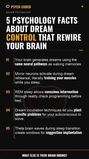 5 Psychology Facts About Dream Control That Rewire Your Brain
