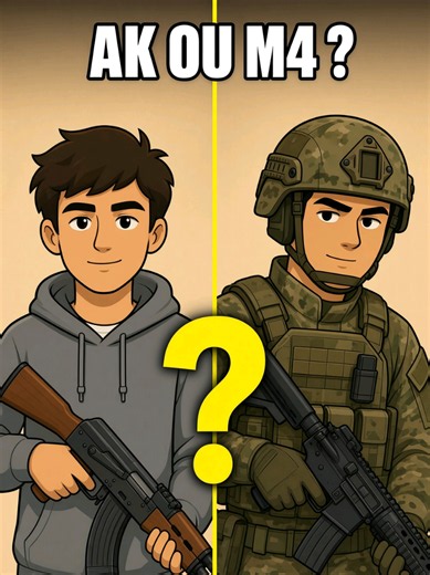 AK-47 ou M4 ? Il refuse catégoriquement de choisir un camp#tarkov #militaire #tactique #debat #fyp