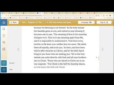 Tuesday Morning with Friends - ACIM Chapter 15 9-9-25 ACIM Gather