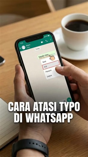 Cara Atasi Typo Di WhatsApp #smartphone #tutorial