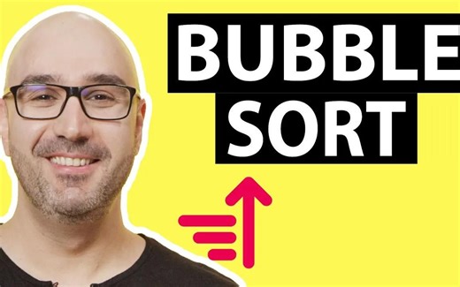 【Programming with Mosh】冒泡排序快速入门｜冒泡排序的Java实现